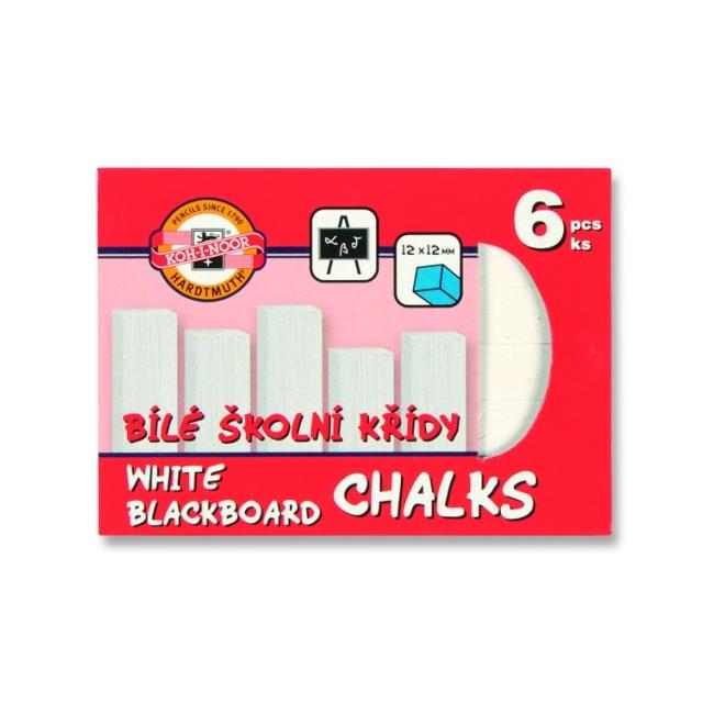 [KH111504] Weiße Kreide, 6 Stück
