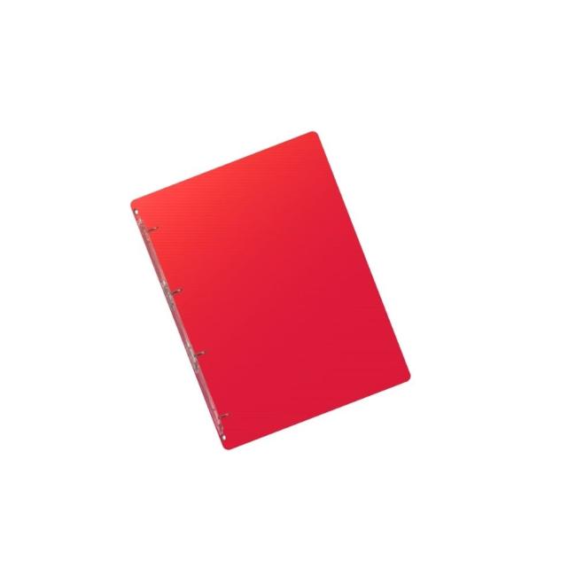 PP 4-Ring-Ordner rot