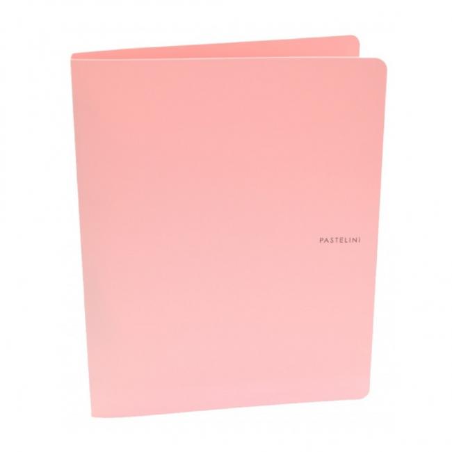 4-Ring-Ordner, Karton, PP, Pastelini PP rosa