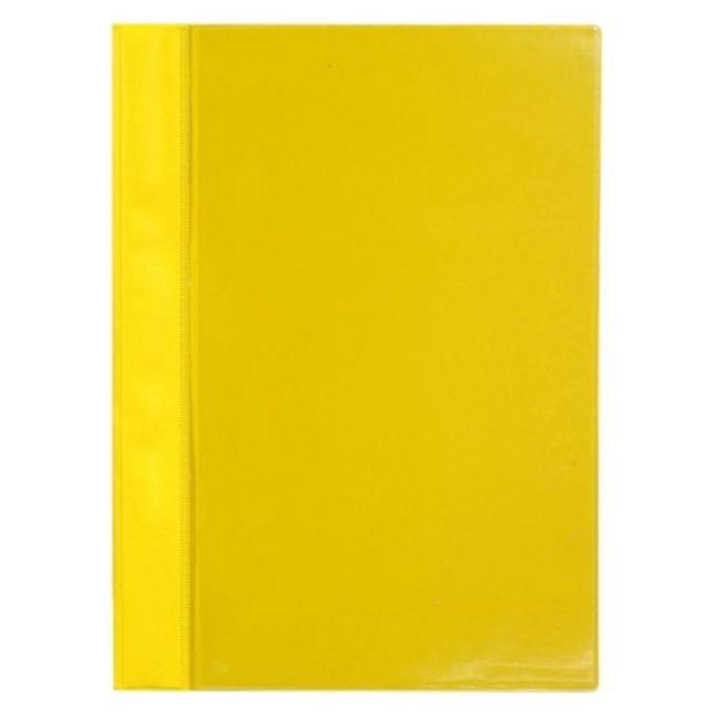 Schnellordner aus PVC mit Tasche, Karton (PP), gelb