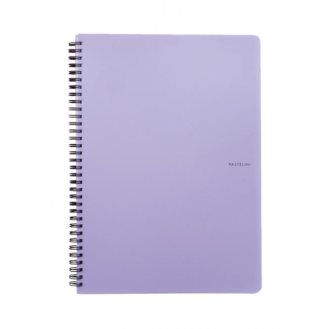 [KP807000] Notizbuch A4 Karton PP Pastelini lila