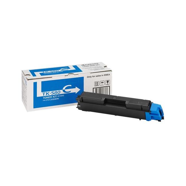 [KY013628] Toner Kyocera TK-580C Cyan (2.800 Seiten) für FS-C 5150DN/Ecosys P6021