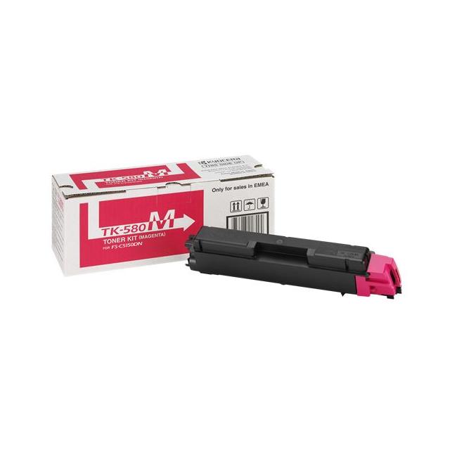 [KY013629] Toner Kyocera TK-580M Magenta (2.800 Seiten) für FS-C 5150DN/Ecosys P6021