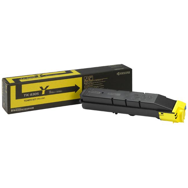 Toner Kyocera TK-8305Y gelb (15.000 Seiten) für TASKalfa 3050Ci/3550Ci