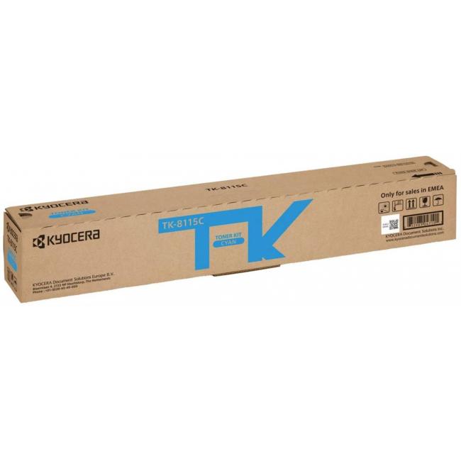 Toner Kyocera TK-8115C Cyan (6.000 Seiten) für ECOSYS M8124cidn/M8130cidn