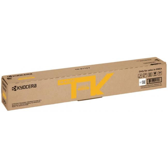 Toner Kyocera TK-8115Y gelb (6.000 Seiten) für ECOSYS M8124cidn/M8130cidn