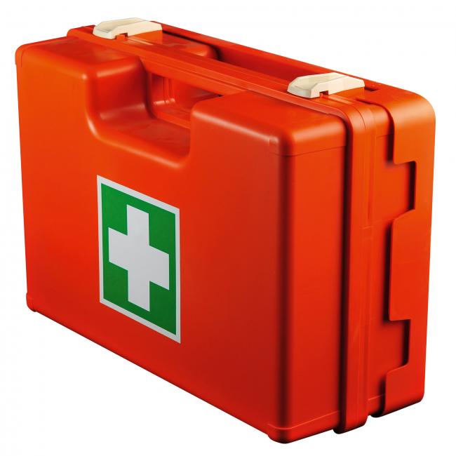 Erste-Hilfe-Set aus Kunststoff, leer, groß
