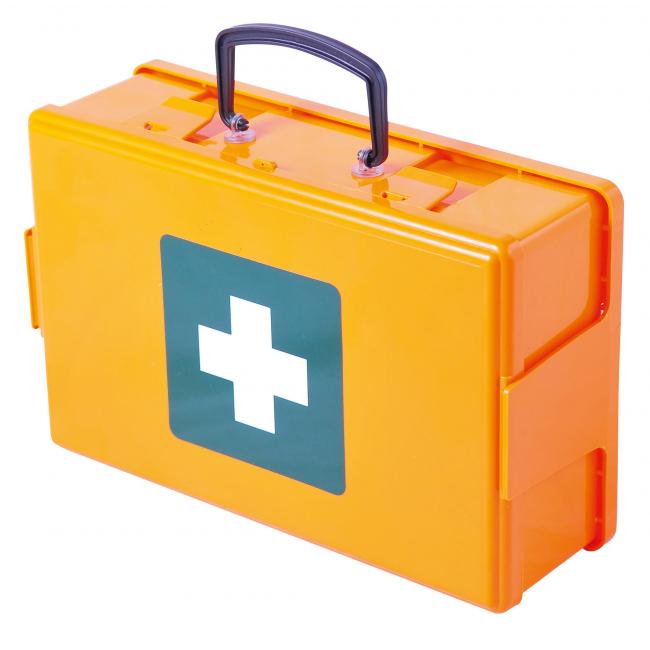 Erste-Hilfe-Set aus Kunststoff, leer, klein