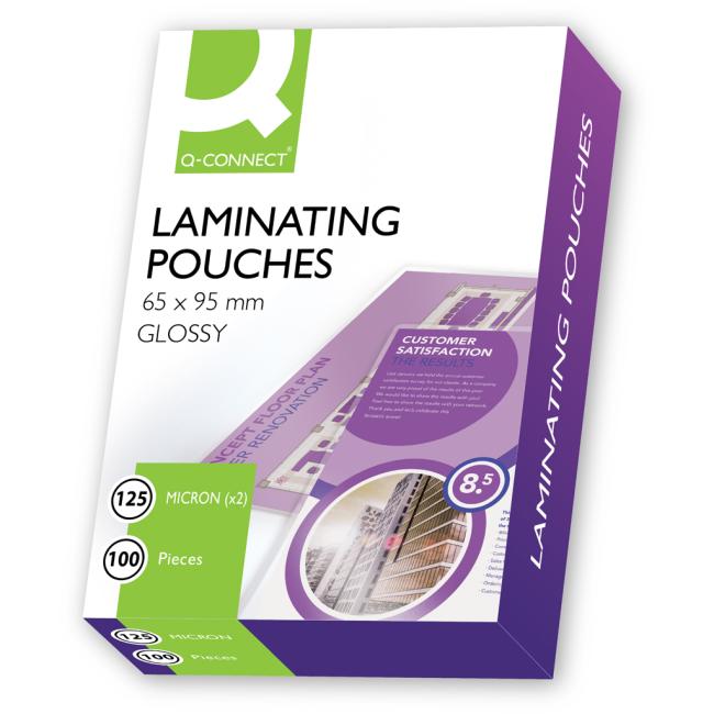 [LF659512] Q-Connect Laminierfolien 65x95 125mic.