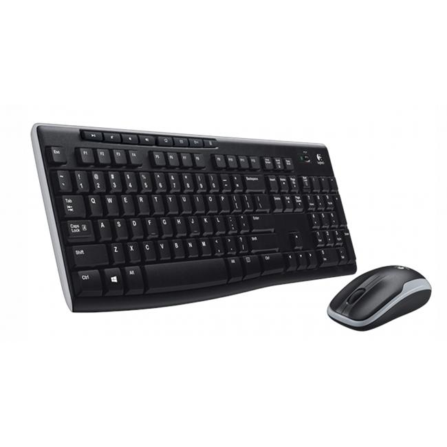 [LG004527] Logitech MK 270 Kabelloses Tastatur- und Maus-Set, optisch, USB, CZ/SK