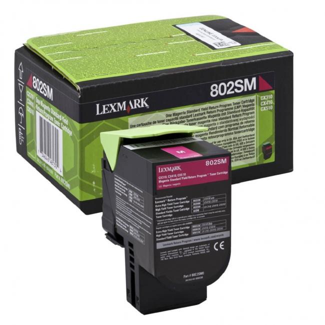 Toner Lexmark 802SM Magenta (2.000 Seiten) für CX310/CX/410/CX510