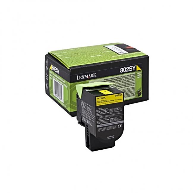 Toner Lexmark 802SY gelb (2.000 Seiten) für CX310/CX410/CX510