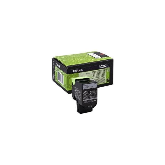 Toner Lexmark 802K schwarz (1.000 Seiten) für CX310/CX410/CX510 802K