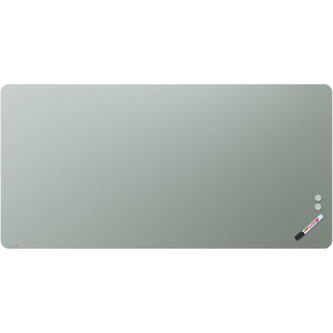 [LM104354] GLASSBOARD matt, abgerundete Ecken 90x120, grün
