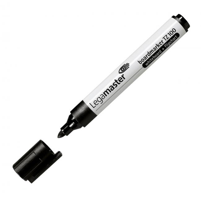 Legamaster TZ 100 Marker, schwarz, 10 Stück