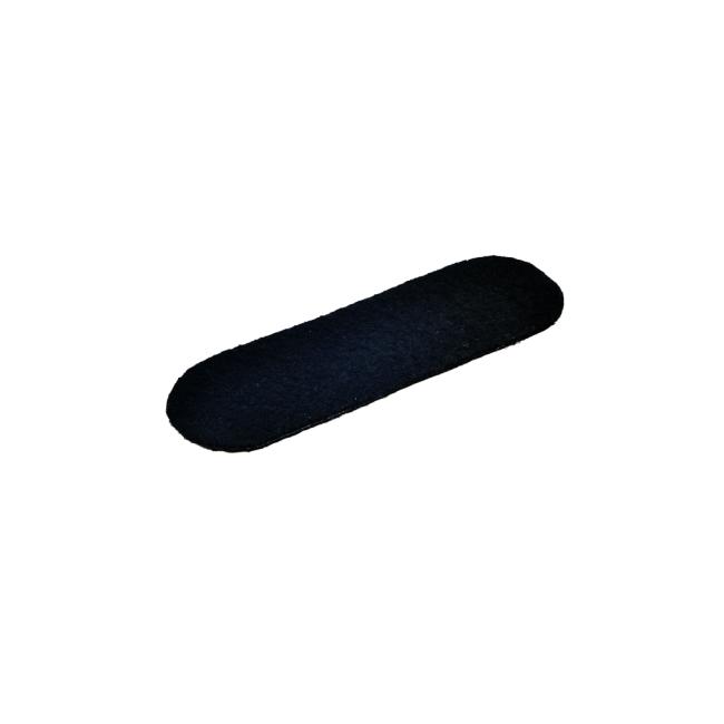 [LM120425] Filzgleiter für Magnetabzieher, HOLZ, 10 Stück, schwarz