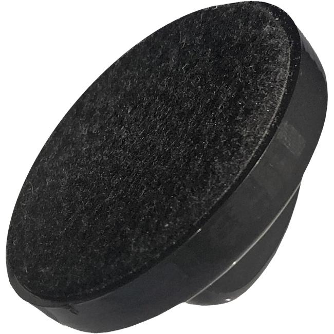 Mini-Magnetabzieher mit Stifthalter, schwarz