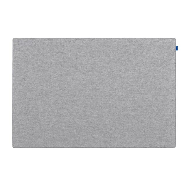 [LM144510] Akustik-Pinnwand aus Textil BOARD-UP 75x100 cm, geräuscharm grau
