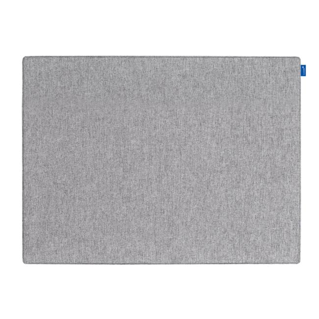 Akustik-Pinnwand aus Textil BOARD-UP 75x50 cm, geräuscharm grau