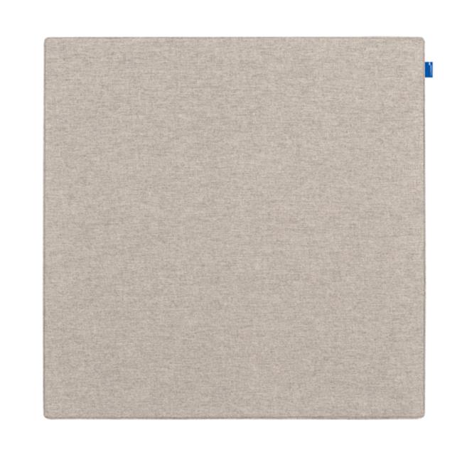 Textile Akustik-Pinnwand BOARD-UP 75x75 cm, hellbeige