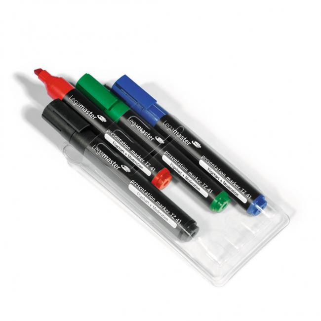 [LM155094] Marker-Set für Flipchart-Blöcke Legamaster TZ 41/4S