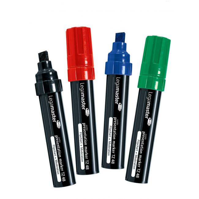 [LM155594] Set von Markern für Flipchartblöcke Legamaster JUMBO TZ 48/4S