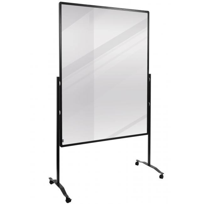 Präsentationstrennwand PREMIUM PLUS 150x100cm transparent