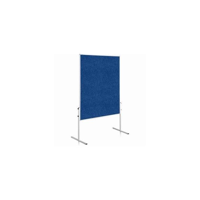 [LM206100] Filz-Präsentationsbrett 150x120 cm ECONOMY blau unglasiert.
