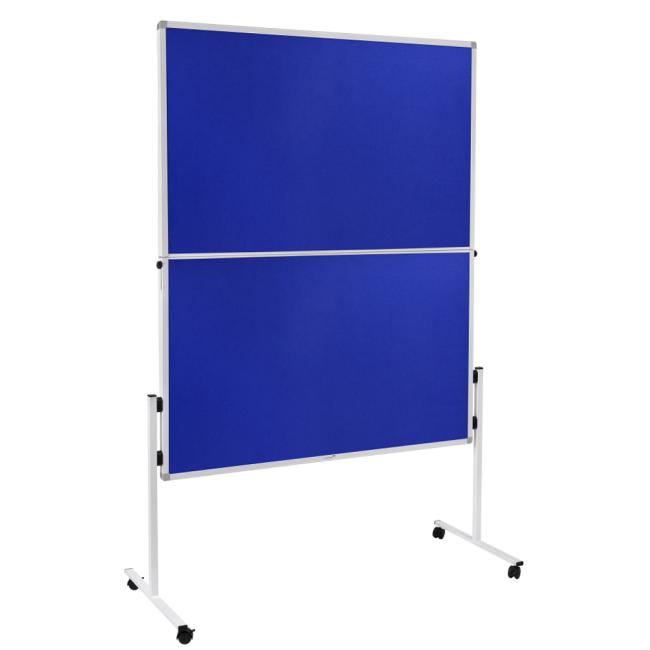 [LM207100] Filz-Präsentationsboard 150x120 cm ECONOMY blau