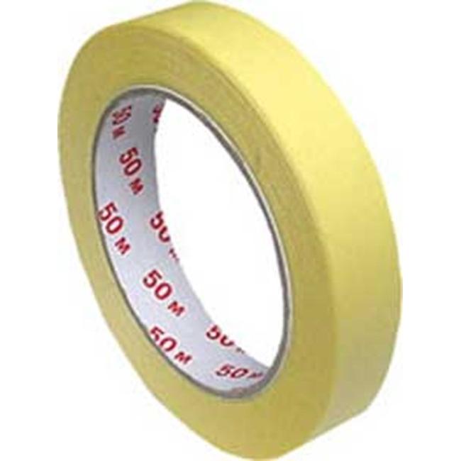 Kreppband 19 mm x 50 m gelb