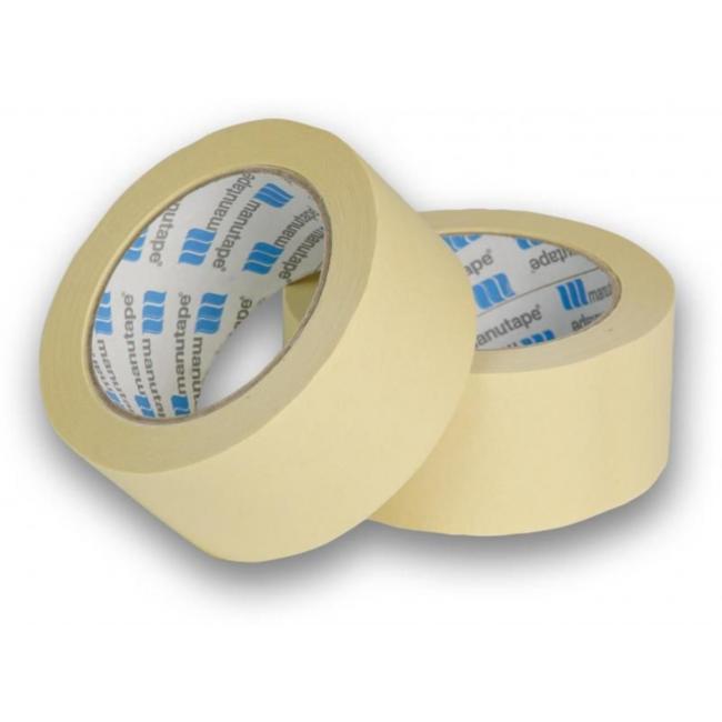 Kreppband 50 mm x 50 m gelb