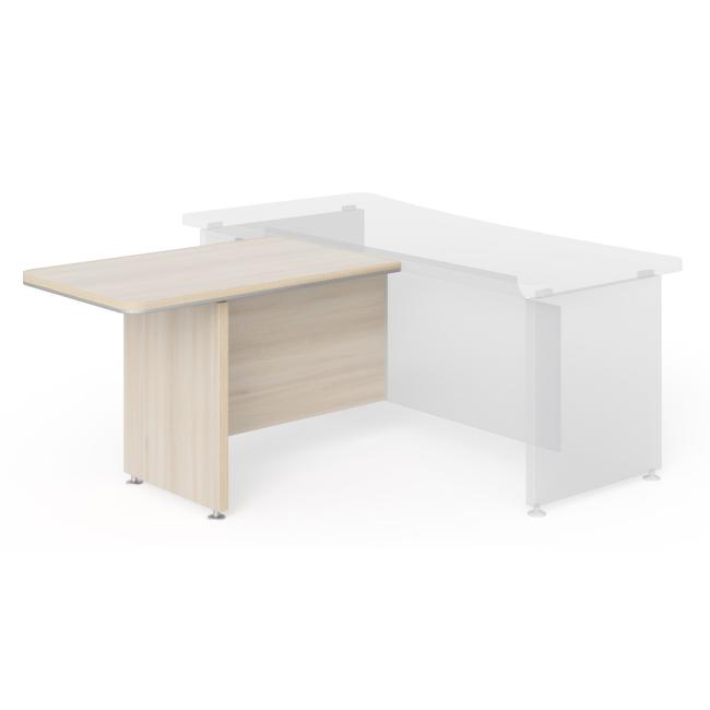 [LZ000103] Lenza Wels Beistelltisch, 110 x 76,2 x 70 cm, helles Akazienholz