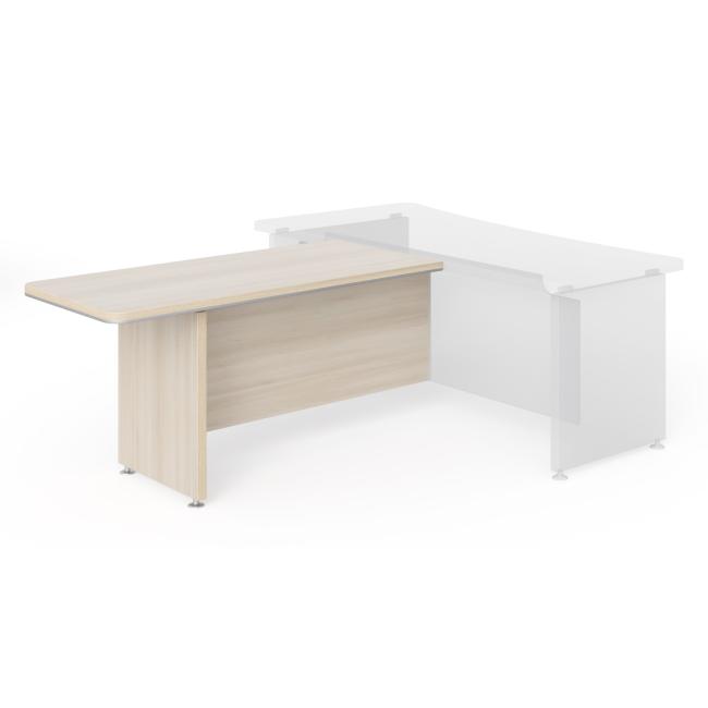 Lenza Wels Beistelltisch, 160x76,2x70cm, helle Akazie