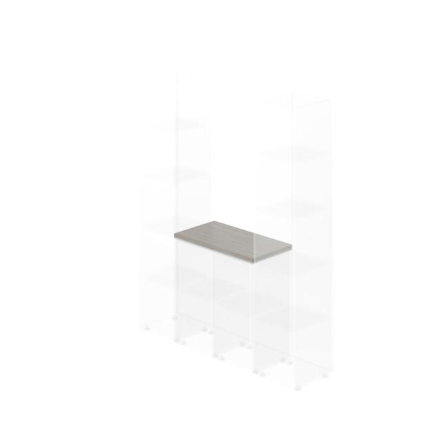 [LZ000251] Innenwandpaneel für Nische Lenza Wels, 79,8 x 3,8 x 42,9 cm, Treibholz