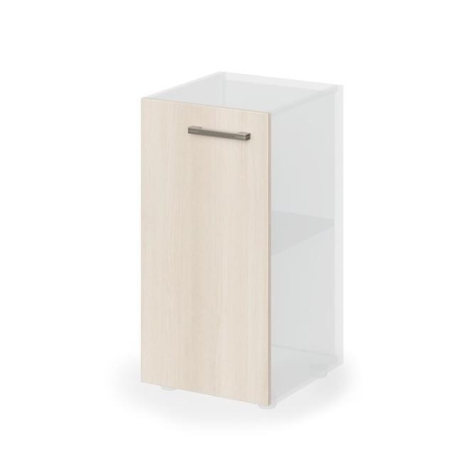 [LZ000320] Lenza Wels Kleiderschranktür, Scharniere links, 39,6 x 76,8 x 1,8 cm, helles Akazienholz
