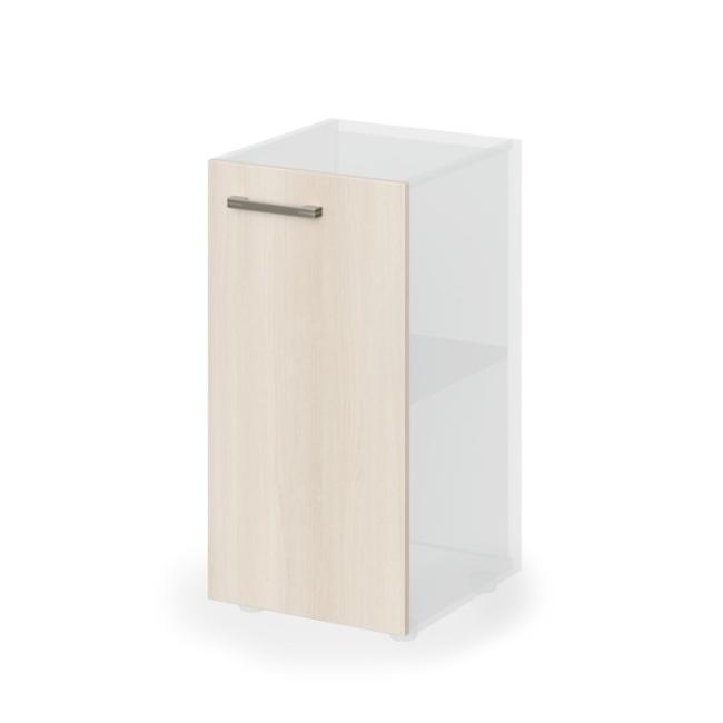 [LZ000340] Lenza Wels Kleiderschranktür, rechts angeschlagen, 39,6 x 76,8 x 1,8 cm, helles Akazienholz