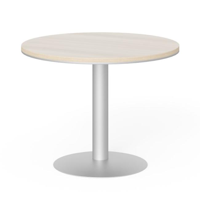 [LZ000800] Runder Tisch Lenza Wels, 100 x 76,2 cm, helle Akazie