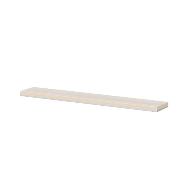 [LZ000900] Lenza Wels freistehendes Wandregal 119,6 cm, helles Akazienholz