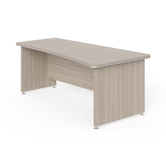 [LZ001331] Schreibtisch von Lenza Wels, nach links verjüngt, 200 x 76,2 x 100/78 cm, Treibholz