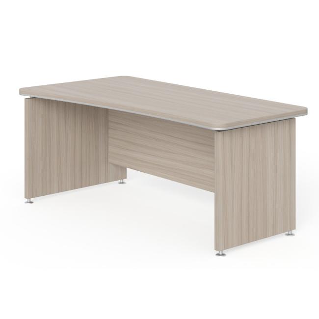 [LZ001341] Lenza Wels Schreibtisch, rechts schmaler, 180x76,2x94,8/78cm, Treibholz