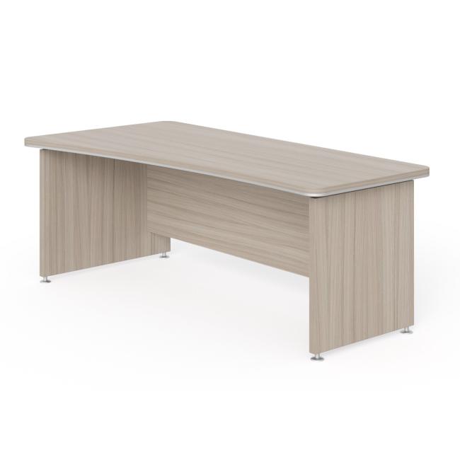 [LZ001351] Lenza Wels Schreibtisch, rechts schmaler, 200x76,2x100/78cm, Treibholz