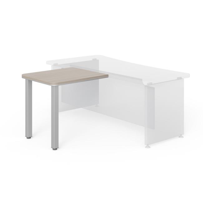 [LZ001421] Beistelltisch Lenza Wels, 80x76,2x70cm, Metallbeine - Treibholz