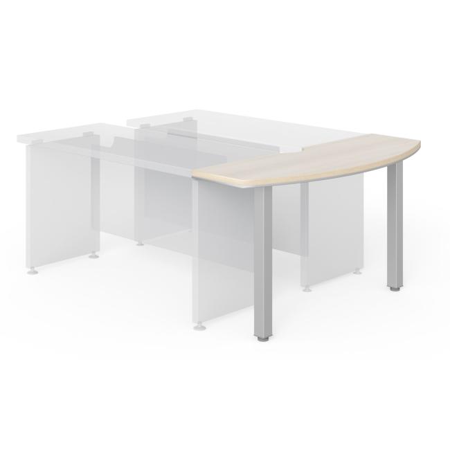 [LZ001500] Abschlusselement Lenza Wels, 140x76,2x50cm, helle Akazie