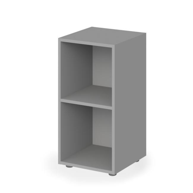 [LZ001600] Offener Unterschrank mit 1 Ablage, Lenza Wels, 39,9 x 80 x 40,4 cm, grau