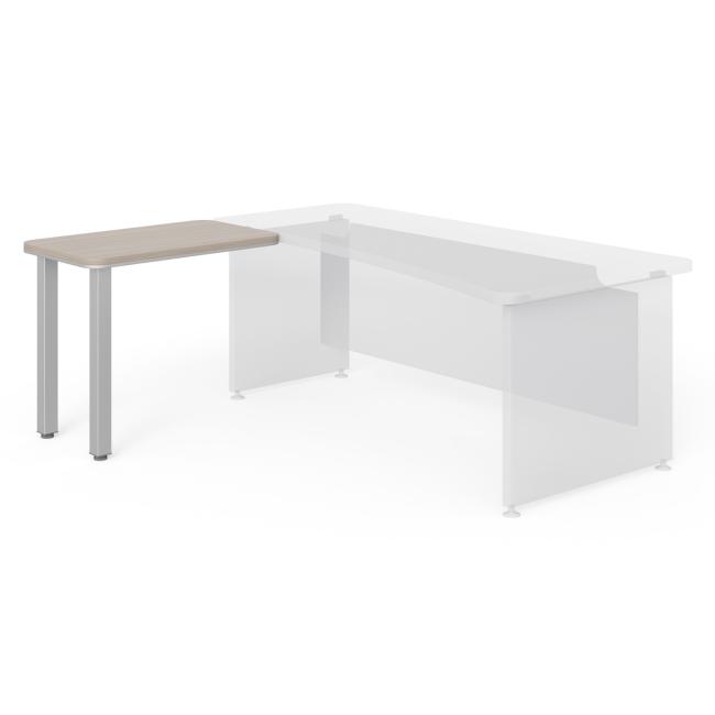 Beistelltisch von Lenza Wels, links schmaler werdend, 55 x 76,2 x 90 cm, Treibholz