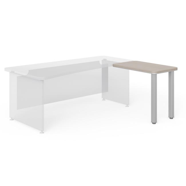 [LZ001711] Beistelltisch von Lenza Wels, nach rechts schmaler werdend, 55 x 76,2 x 90 cm, Treibholz