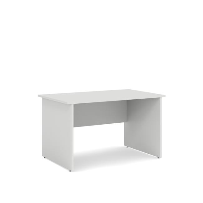 [LZ002163] Schreibtisch BASIC, 130 x 76 x 80 cm, weiß