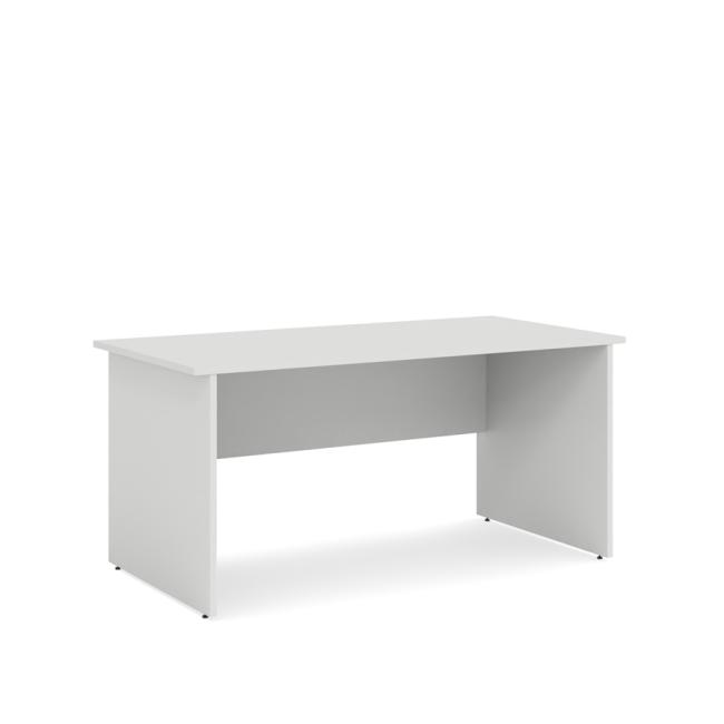 [LZ002183] Schreibtisch BASIC, 160 x 76 x 80 cm, weiß