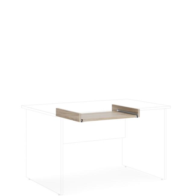 [LZ002384] Ausziehbare Tastaturablage BASIC, 69 x 8 x 50 cm, Sonoma-Eiche