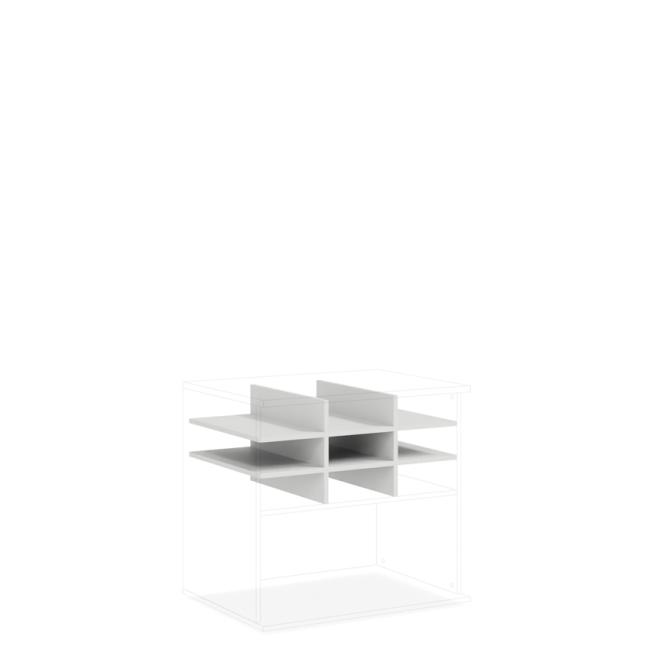 [LZ002473] Nischenfach BASIC, 77 x 34 x 52 cm, weiß